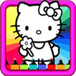 Logo of Catty Coloring Pages android Application 